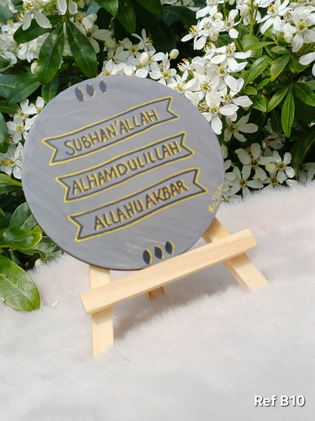 Création Bois Calligraphié avec son chevalet – Fait Main - B10